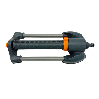 Adjustable Oscillating Garden Sprinkler with 20 Hole Nozzle